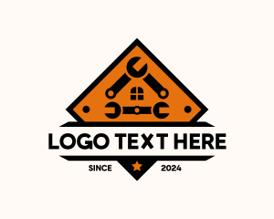 Emblem - Construction Tool Wrench logo design