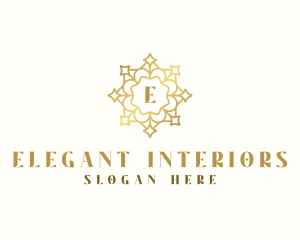 Elegant Mandala Home Decor logo design