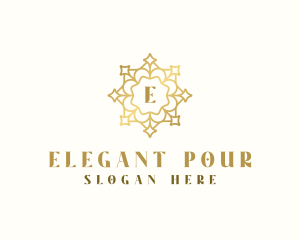 Elegant Mandala Home Decor logo design