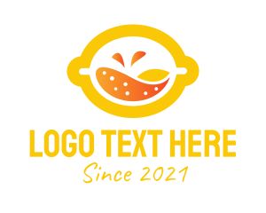 Cafeteria - Lemon Cooler Drink logo design