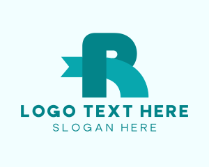 Stream - Multimedia Ribbon Letter R logo design