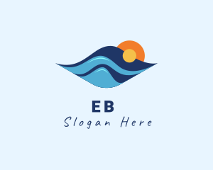 Surfing - Beach Summer Waves logo design