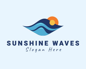 Summer - Beach Summer Waves logo design