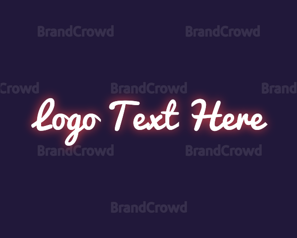 Fashion Glowing Style Logo