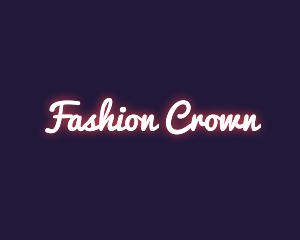 Fashion Glowing Style logo design