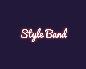 Fashion Glowing Style logo design