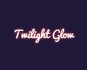 Fashion Glowing Style logo design