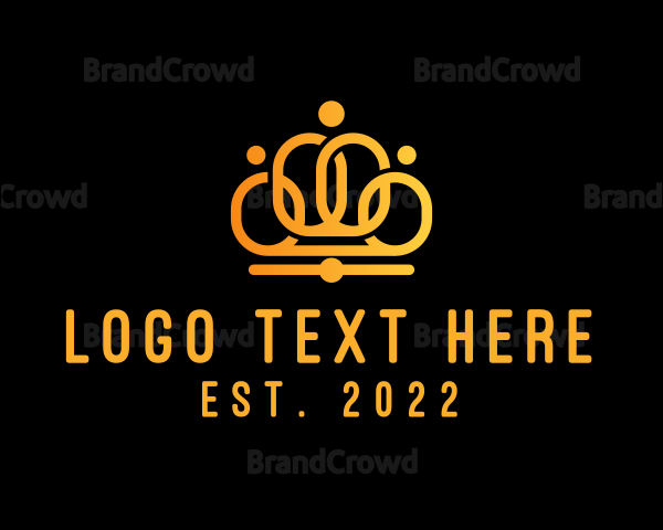 Luxury Golden Crown Logo