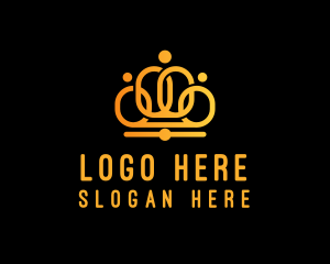 Luxury Golden Crown Logo