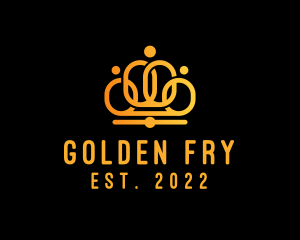 Luxury Golden Crown logo design