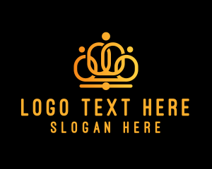 Luxury Golden Crown Logo