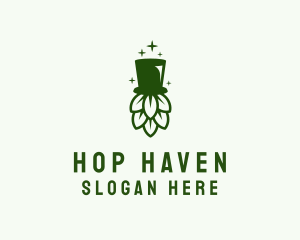 Hops - Magic Hops Brewery logo design