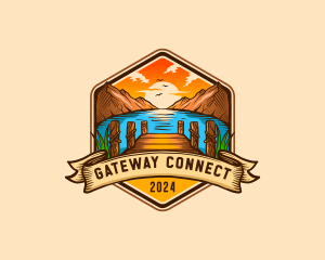 Gateway - Sunset Mountain Dock logo design