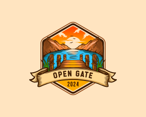Gateway - Sunset Mountain Dock logo design