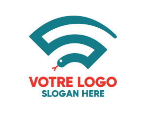 Viper - Snake Online Wifi logo design