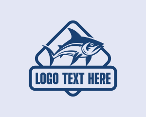 Marina - Fishery Tuna Fishing logo design