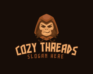 Hoodie - Hooded Ape Monkey logo design