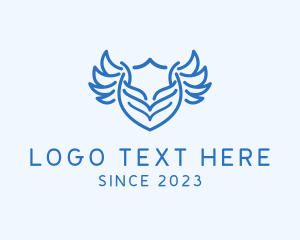 Platoon - Shield Wings Badge logo design