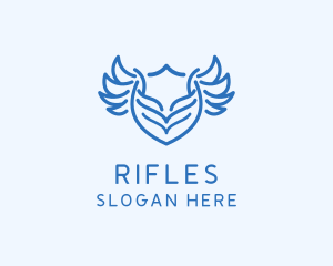 Shield Wings Badge Logo