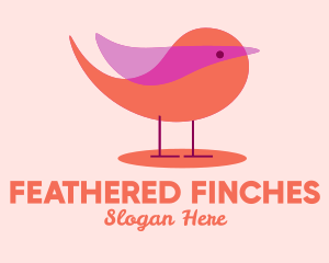 Cute Small Bird  logo design