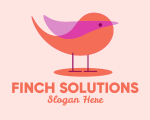 Cute Small Bird  logo design