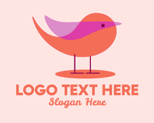 Animal - Cute Small Bird logo design