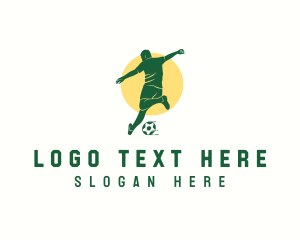 Club - Soccer Ball Kick Sport logo design