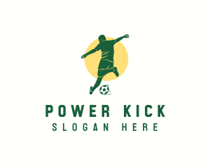 Kick - Soccer Ball Kick Sport logo design