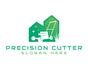 Lawn Mower Turf Maintenance logo design