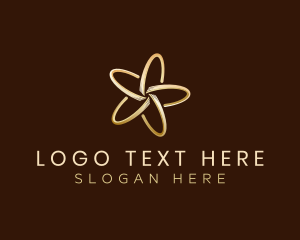 Ring - Ring Star Flower Jewelry logo design