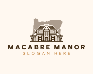 Architecture Mansion Oregon logo design