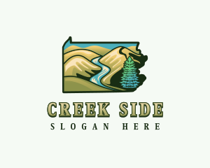 Pennsylvania Creek Gorge logo design