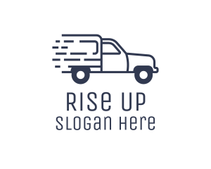 Speedy Pick Up Van logo design