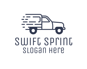 Speedy Pick Up Van logo design