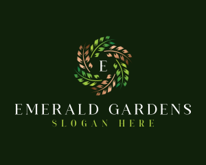 Organic Leaf Plant logo design