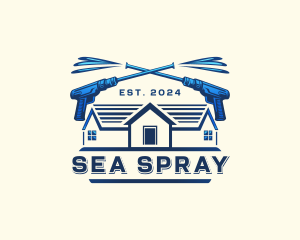 Spray Pressure Wash logo design