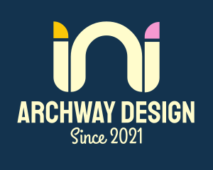 Modern Arc Architecture logo design