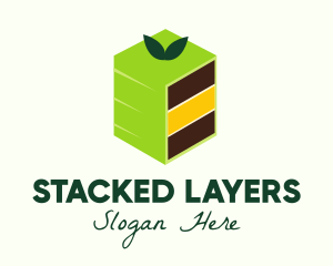 Organic Layered Cake logo design
