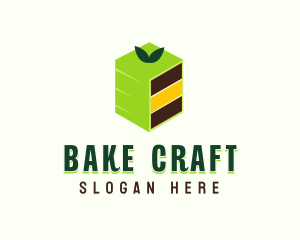 Organic Layered Cake logo design