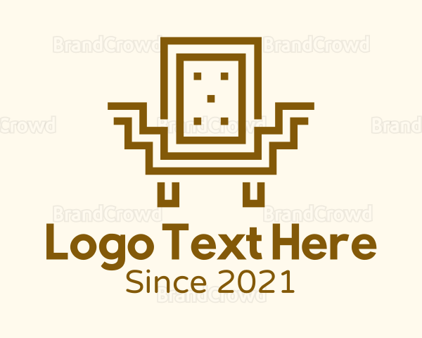 Geometric Square Chair Logo