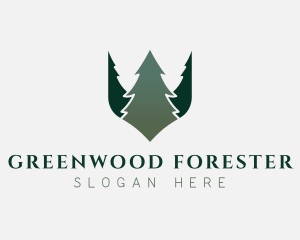 Nature Forest Tree  logo design