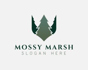 Nature Forest Tree  logo design