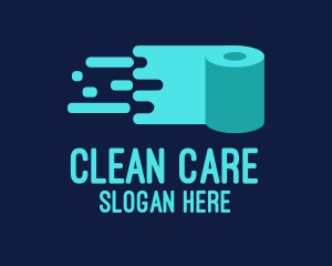 Toilet Paper Delivery logo design