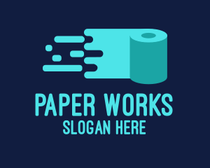 Paper - Toilet Paper Delivery logo design