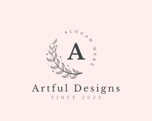 Lifestyle Leaf Botanical logo design