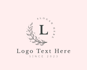 Lifestyle Leaf Botanical Logo