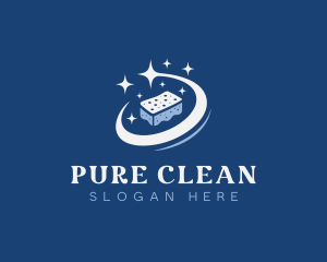 Sponge Cleaning Sanitation logo design