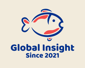 Fishbowl - Carp Fish Aquarium logo design