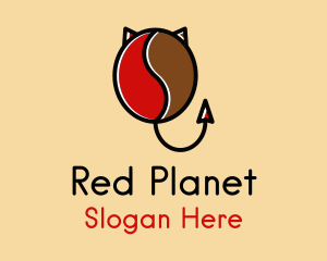 Red Devil Bean  logo design