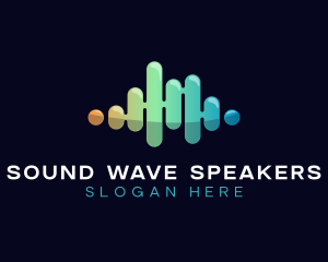 Glossy Wave Line logo design